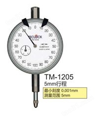 得乐进口日本TECLOCK标准型千分表TM-1205